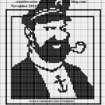 grille broderie tintin