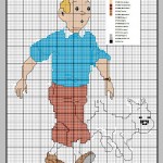 grille broderie tintin
