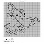 grille broderie tintin