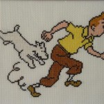 grille broderie tintin