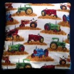 grille broderie un tracteur