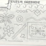 modèle broderie blanche