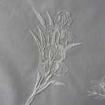 modèle broderie blanche