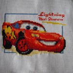 modèle broderie cars