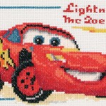 modèle broderie cars