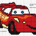 modèle broderie cars