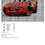 modèle broderie cars