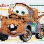modèle broderie cars