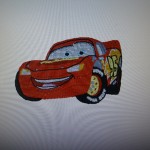 modèle broderie cars