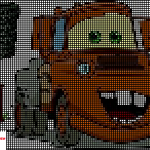 modèle broderie cars