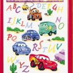 modèle broderie cars