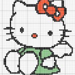 modèle broderie hello kitty