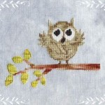 modèle broderie hibou