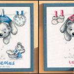 modèle broderie nounours