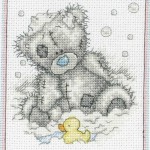 modèle broderie nounours