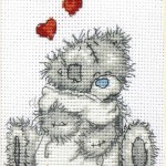 modèle broderie nounours