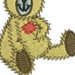 modèle broderie nounours