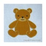 modèle broderie nounours