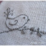 modèle broderie simple