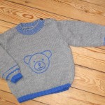 modèle de broderie sur un pull