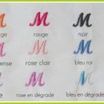 modèle d'ecriture pour broderie