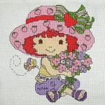 motif broderie charlotte aux fraises