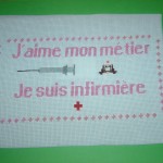 motif broderie infirmiere