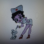 motif broderie infirmiere