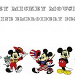 motif broderie machine disney