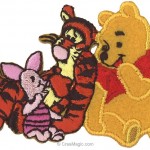 motif broderie machine winnie l'ourson