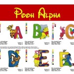 motif broderie machine winnie l'ourson