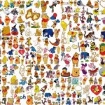 motif broderie machine winnie l'ourson