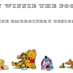 motif broderie machine winnie l'ourson