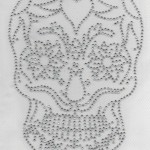 patron broderie tete de mort