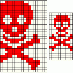 patron broderie tete de mort