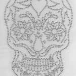 patron broderie tete de mort