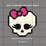 patron broderie tete de mort
