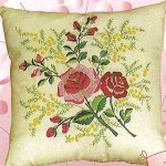 patron de broderie a la main