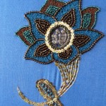 patron de broderie a la main