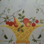 patron de broderie a la main