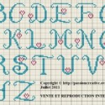 grille broderie alphabet gratuite