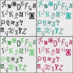 grille broderie alphabet gratuite