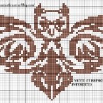 grille broderie chouette