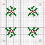 grille broderie de noel