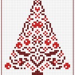 grille broderie de noel