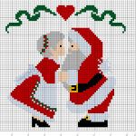 grille broderie de noel