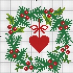 grille broderie de noel