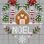 grille broderie de noel