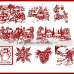 grille broderie de noel