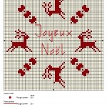 grille broderie de noel